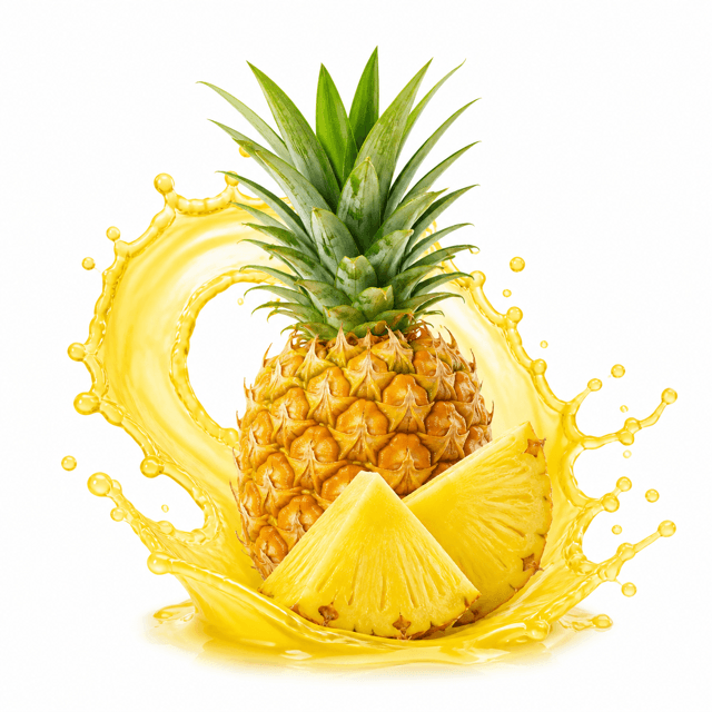 Ingredientes naturales del sabor Piña